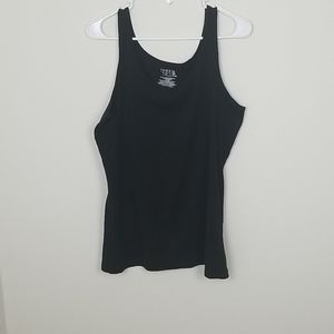 Black tank top